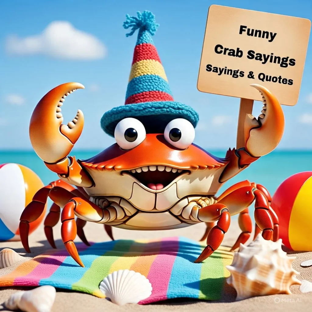 Funny Crab Sayings & Quotes